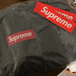 Supreme Charcoal Box Logo Hoodie size M