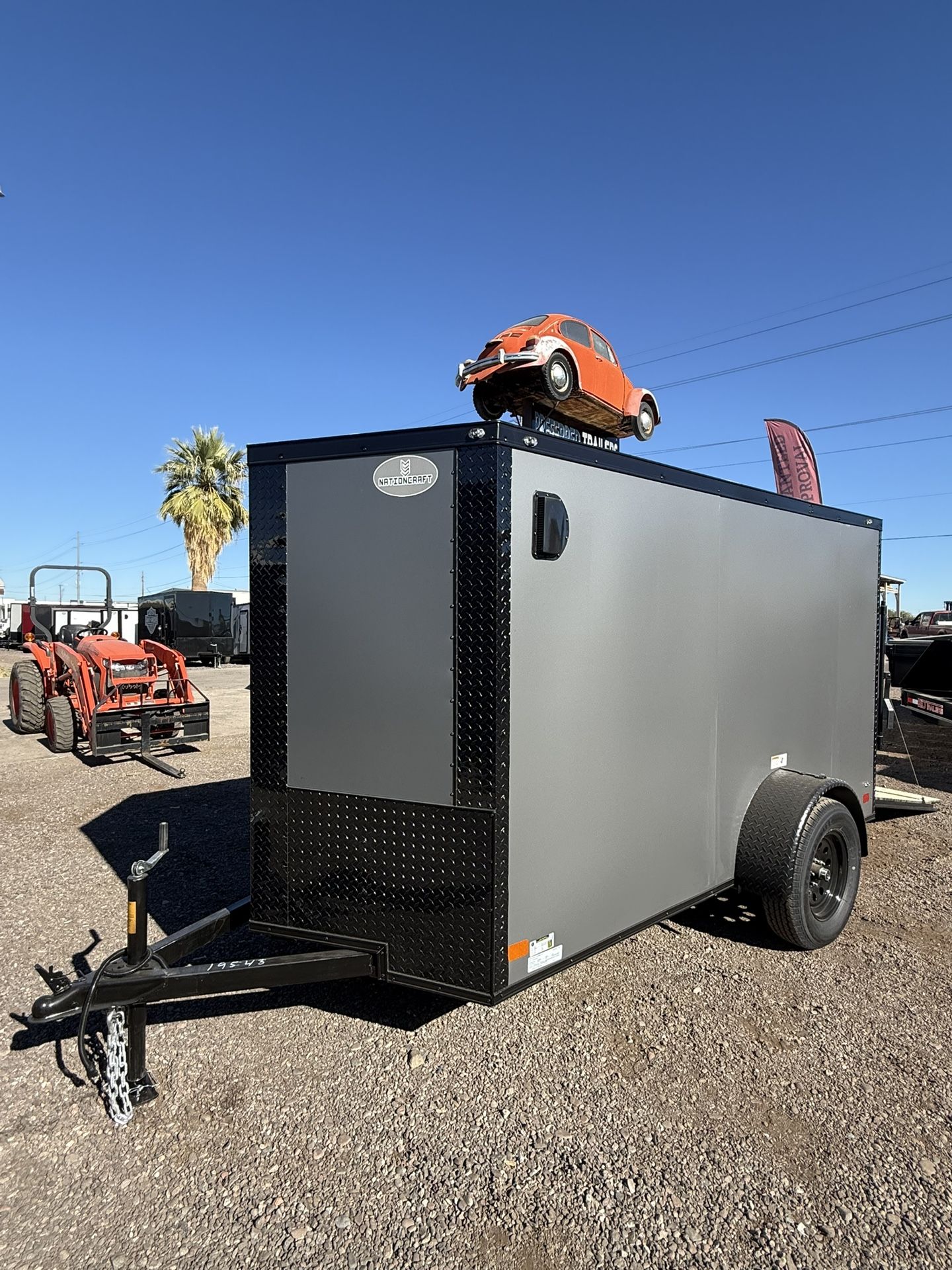 5’ wide x 10’ Long / Single Axle 3500lb