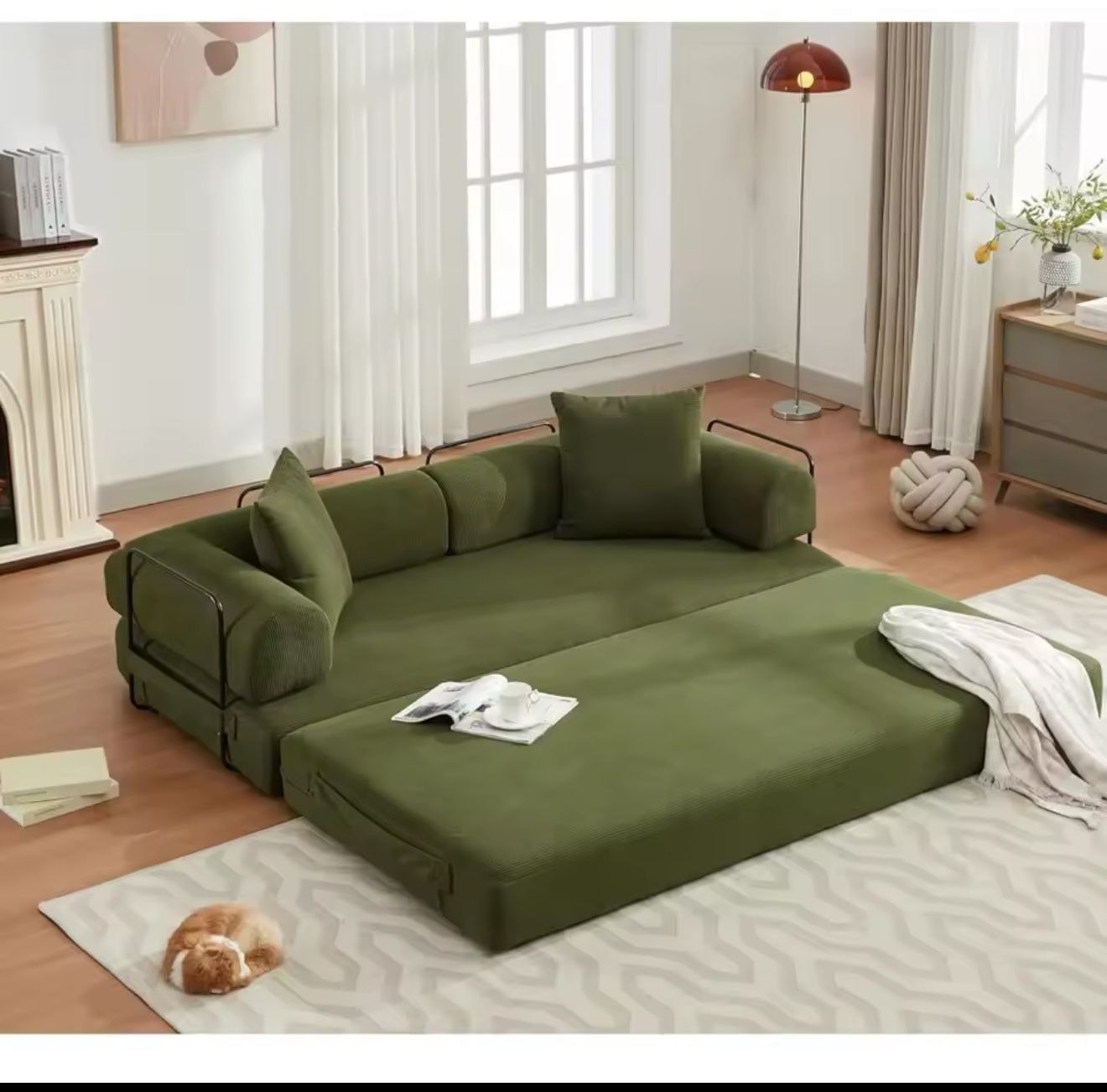 Convertible Sleeper Sofa Bed