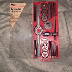 Vermont American 19-Piece SAE Tap & Die Set Made In USA 21767