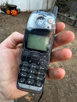 Vintage Nokia 5190 (NSB-1NX) Cell Phone w/ Clear Faceplate & Charger - Untested / Parts
