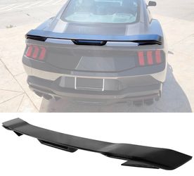 24-26 Ford Mustang Dark Horse Style Rear Trunk Wing Gloss Black