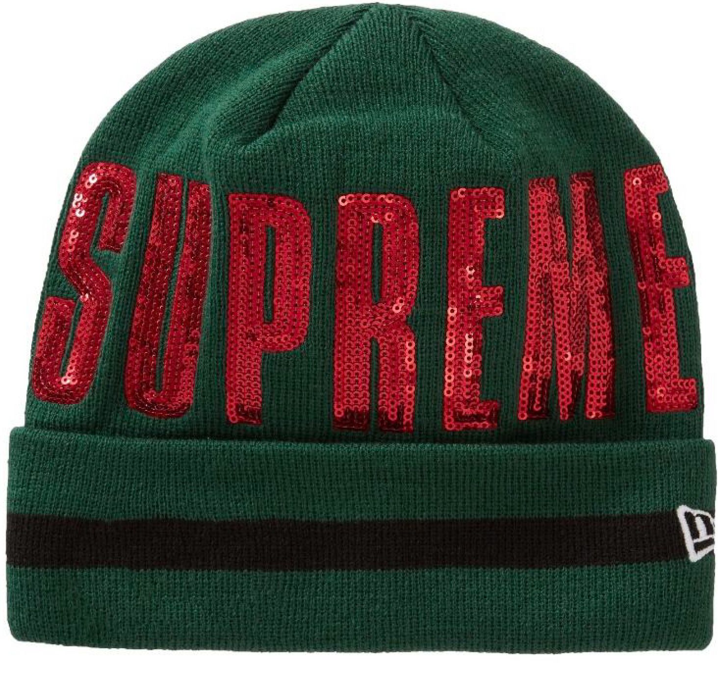 Supreme New Era Sequin Beanie / New In Packaging 
