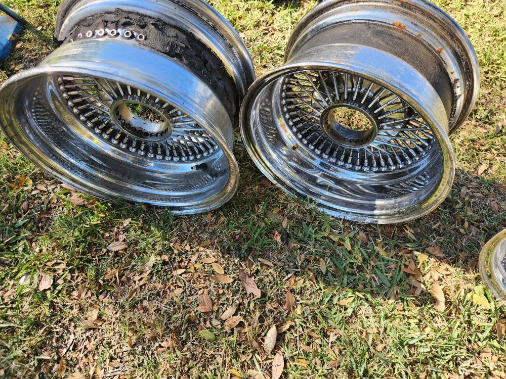 72 SPOKE WIRE RIMS