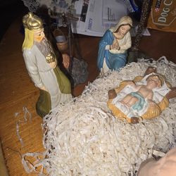 Vintage Nativity Scene