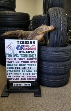 205 40 17 BRAND NEW TIRE TIRES $59 EACH $236 SET