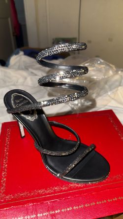 RENEE CAVOILLA  Chloe Dark Gray Rhinestones