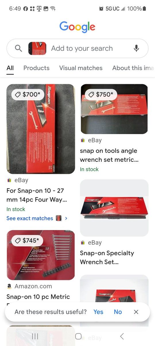 Snapon 14pcs Metric Flank Drive Plus Four - Way Angle Head Open - End Wrench Foam Set.