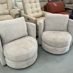 Gray Favric Chairs