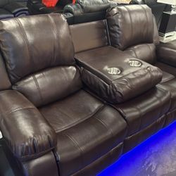 Reclining Sofa and Loveseat. Brand New. Ask For Price. Downpyment $53