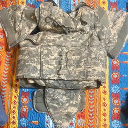 New Army Surplus Kevlar Vest And More