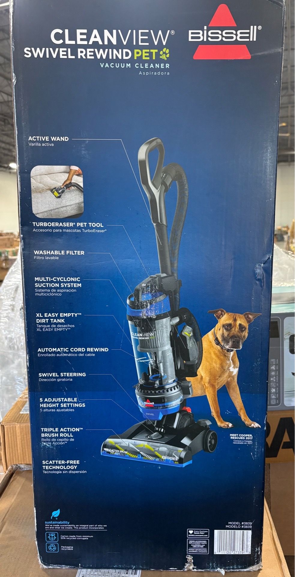 CleanView Swivel Rewind Pet Upright Vacuum Cleaner
