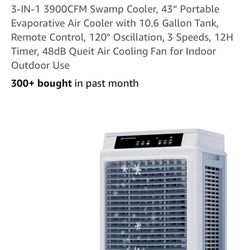 Kegian 3 In 1 3900 CFM SWAMP COOLER