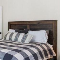 QUEEN HEAD BOARD AND FRAME