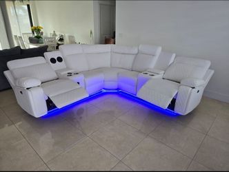 Seccional Reclinable Led Eléctrico nuevo