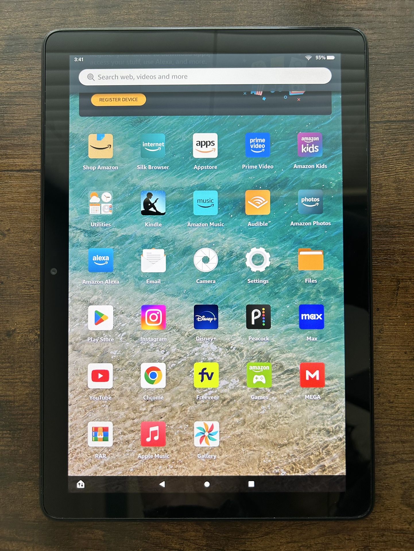 Amazon Fire 10 (11th Gen) (Modded to run Android apps)