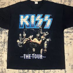 kiss 2012 tour shirt Size 2XL Foil Letter