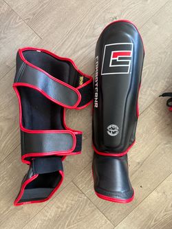 Combat Corner Muay Thai Shin Guards. adult M size