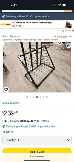 Vinyl Storage Rack