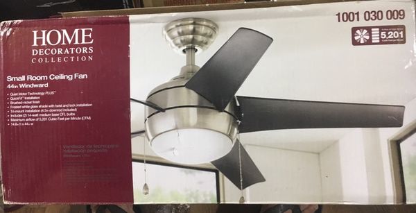 Home Decorators Collection Windward 44 In Indoor Brushed Nickel