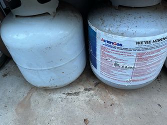Empty Propane Tanks Set of 2 ($35 each) AmeriGas