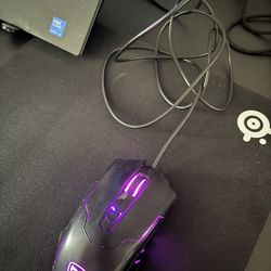 Wired Gaming Mouse [Breathing RGB LED] [Plug Play] High-Precision Adjustable 7200 DPI, 7 Programmable Buttons, Ergonomic Computer USB Mice for Windows