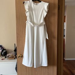 Calvin Klein White Dress