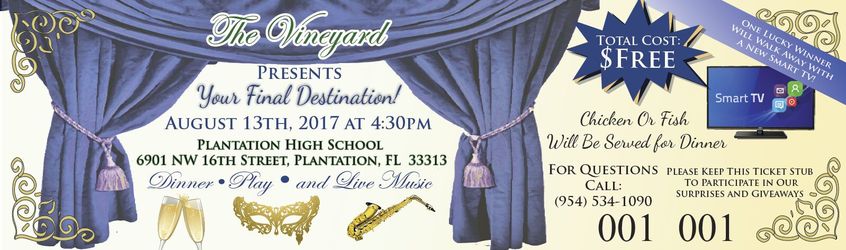 Free Tickets ! Event tomorrow ! Bring a date !