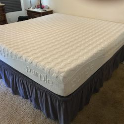 King Purple Bed and Frame.  