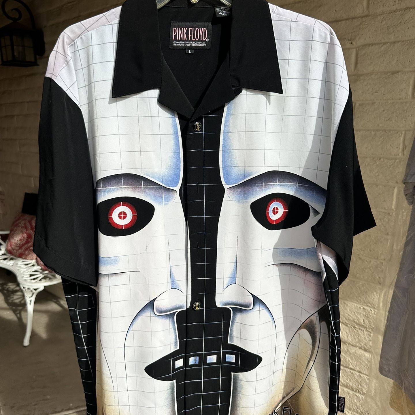 pink floyd dress shirt Pink Floyd Dark Side of the Moon Hawaiian Shirt
