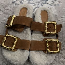 SCHUTZ Women's Enola Weekend Sporty Flat Sandal Size 7 New