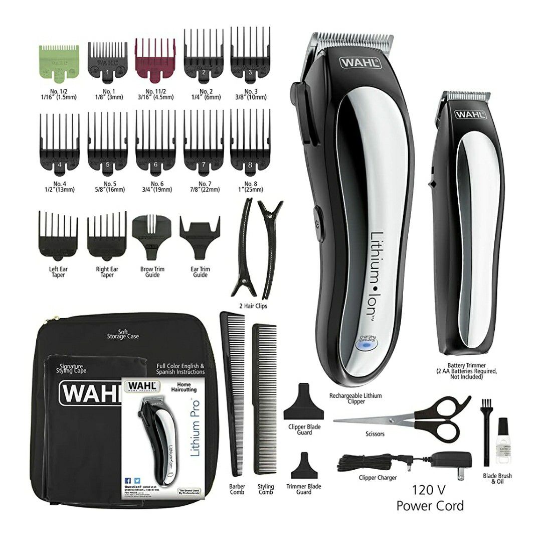 Wahl Haircut Clipper and Trimmer Combo Kit