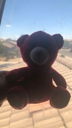 Red cute bear