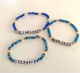 SET OF INSPIRATIONAL BRACELETS / BRAND NEW