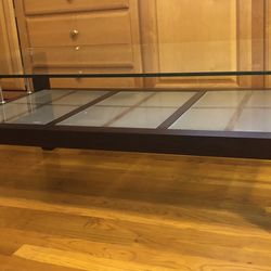 Brand New Two Layers Of Thick Glass Coffee Table 