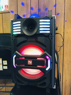 🔊Equipo con bocina 10" Recargable ENTREGAS GRATIS!//Portable Speaker with 10" woofer🔊