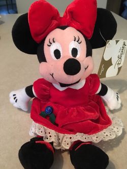 Minnie Mouse-December birthstone mini bean bag