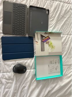 iPad Air 4th Gen (64GB) Bundle – Apple Pencil, Logitech Keyboard & Mouse