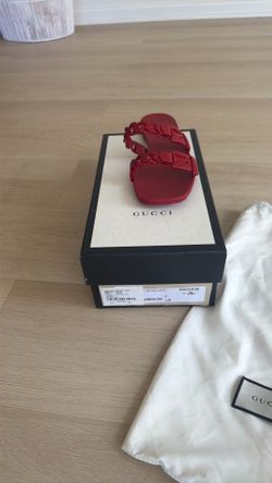 Red Gucci Slides