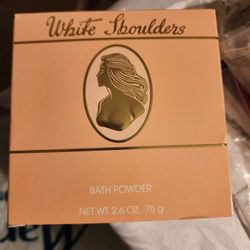 White Shoulders Bath Powder