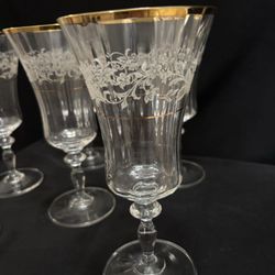 Beautiful  Mikasa Antique Lace Goblets