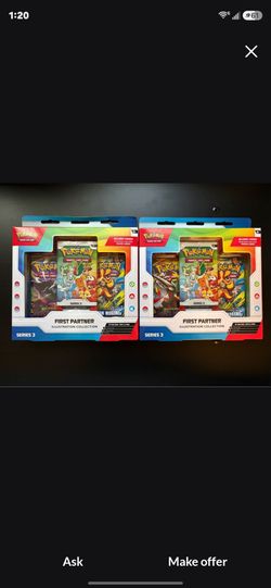 Pokemom Series 3 first partners box