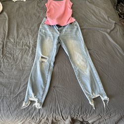 Judy Blue Jeans Size 11 & Large Tank