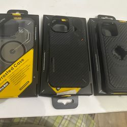 IPHONE 16 PRO MAX CELL PHONE CASE - 3 For 30$ - Firmed Price - Good Condition Used $30 
