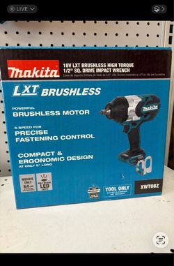 Makita new 1/2” high torque impact wrench -3 speeds