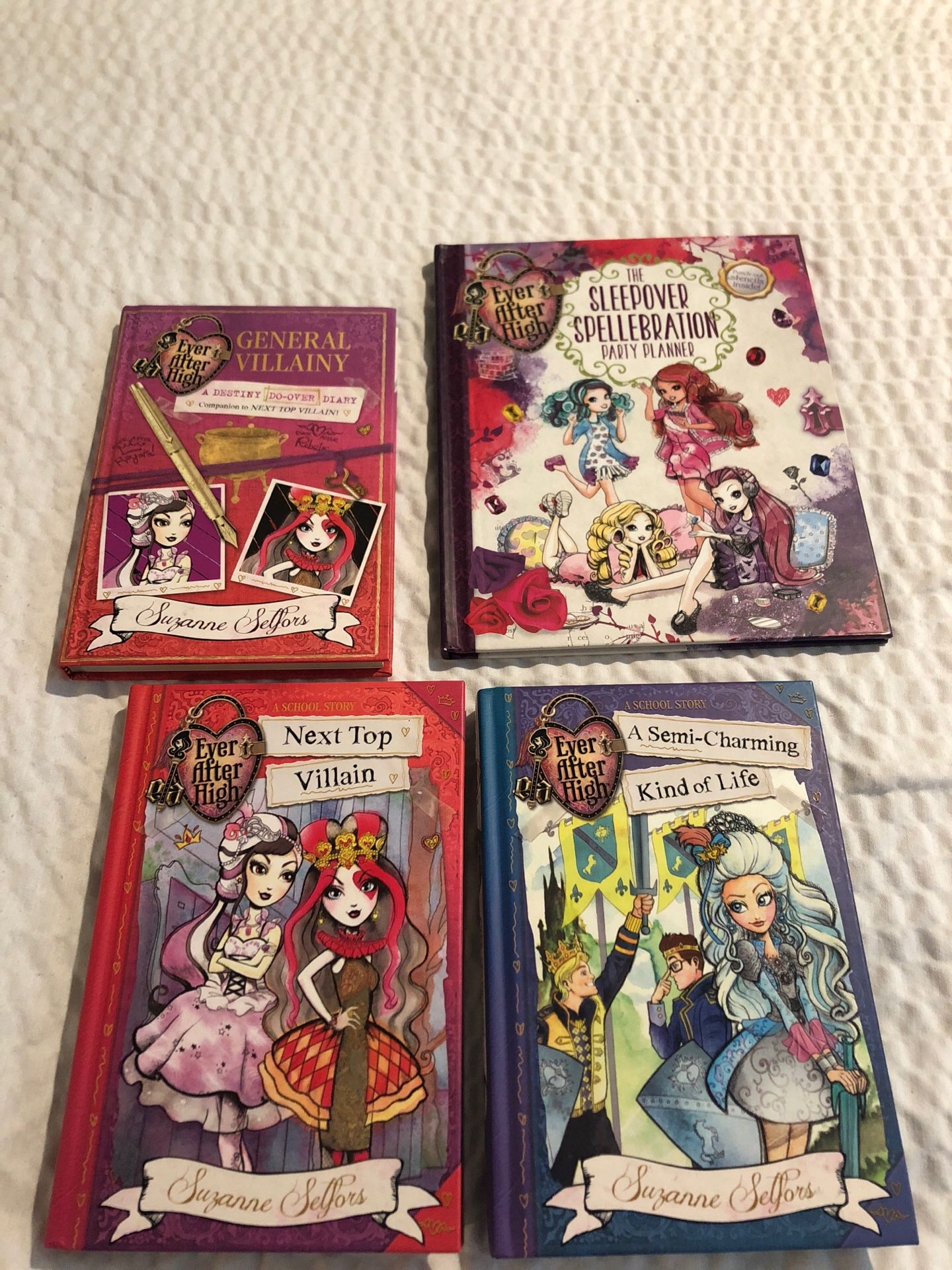 Ever after high book bundle-all brand new