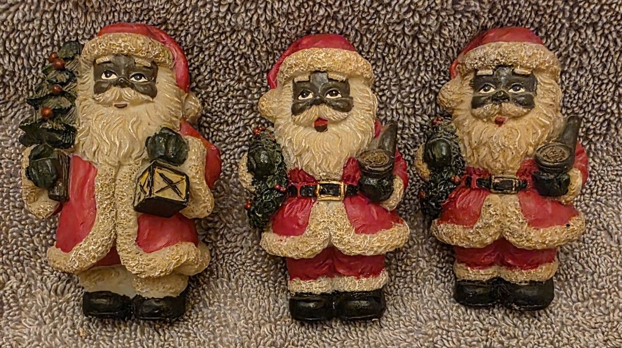 RARE Miniature Santas