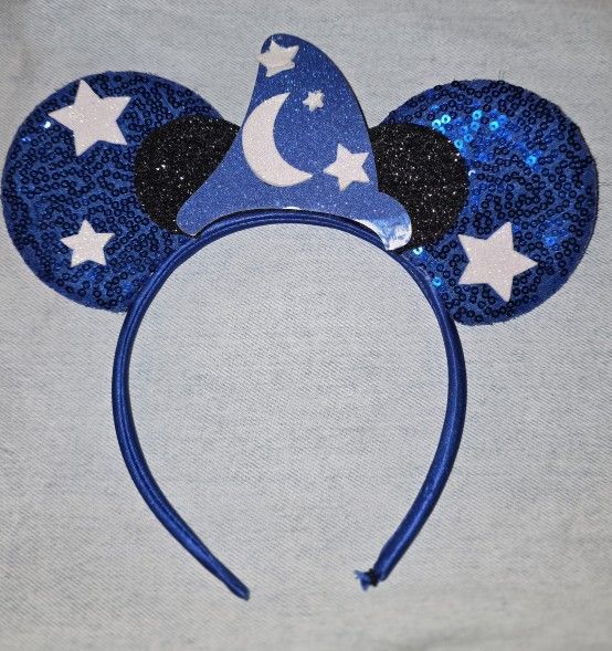 Blue Mickey Ears Disney