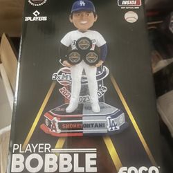 Dodgers Shohei Ohtani Foco 3x MVP Dodgers And Angels Bobblehead 
