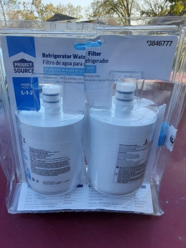 2 Pack Refrigerator Water Filter